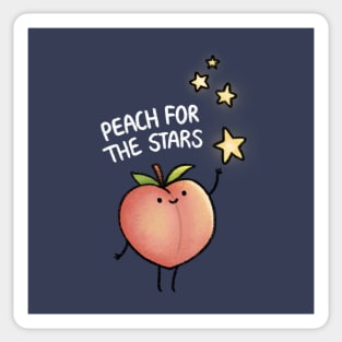 Peach for the Stars Sticker